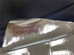 <span class=keywords><strong>Nylon</strong></span> 70D ripstop anti-uv Oxford lona de algodón poliéster impreso a prueba de agua brillante silicona recubierta plata película tienda tela - Product Image 2