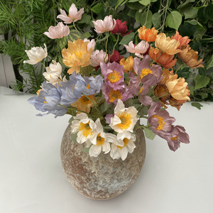 Arrangement de fleurs d'anémone artificielles 63 cm en tissu de soie, décoration de mariage, décoration de la maison - Product Image 3