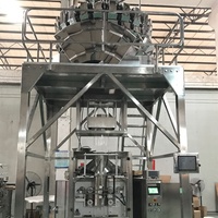 Machine d'emballage automatique inclinée verticale pour produits frais, poisson, volaille congelée, fruits de mer et matériel lourd