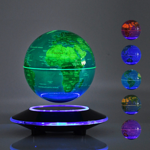 6inch Địa Lý Giáo Dục UFO cơ sở từ bay lên quả cầu trái đất nổi Thế giới quả cầu màu ánh sáng quả cầu trang trí văn phòng nhà - Product Image 6