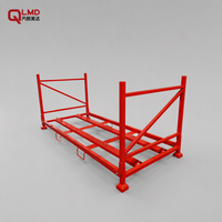 Étagère de stockage pliable pour pneus en acier galvanisé léger, personnalisable, avec emplacement pour cartes, anti-rouille, pour entrepôt, fabriquée par le fabricant