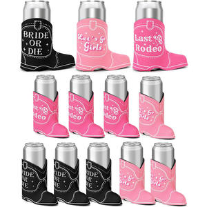 Nouveaux porte-boissons mignons 2026 en <span class=keywords><strong>néoprène</strong></span> pour fêtes, isolants pour garder les boissons au frais, décorations de fête - Product Image 1