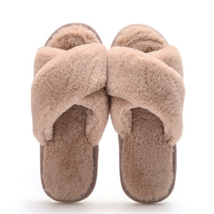 Pantuflas de Invierno para Mujer, Tallas 36-41, con Banda Cruzada, Antideslizantes, de Felpa Suave, para Interiores, Personalizadas, Marca BSCI - Product Image 2