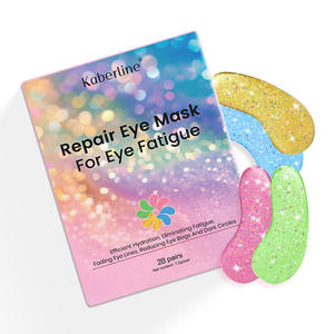 Mascarilla de Ojos de Silicona <span class=keywords><strong>con</strong></span> <span class=keywords><strong>Purpurina</strong></span> Dorada Hidratante, <span class=keywords><strong>con</strong></span> Colágeno y Aloe Vera, Reduce las Líneas Finas, Alivia la Fatiga, para Todo Tipo de Piel - Product Image 6