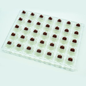 Interrupteur de clavier mécanique <span class=keywords><strong>GATERON</strong></span> KS-25 <span class=keywords><strong>CAP</strong></span> Marron 3 broches 5 broches Tactile pour jeux informatiques - Product Image 6