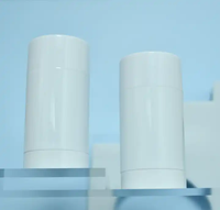 Bouteille de déodorant vide personnalisée contenant de bâton de cire pour cheveux PP AS emballage de bâton de déodorant en plastique cylindrique de 30ml 50ml