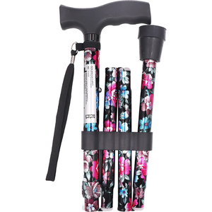 Bastone da Passeggio Pieghevole, Bastoni da Passeggio per Anziani Flowers PEPE P10008 - Product Image 1