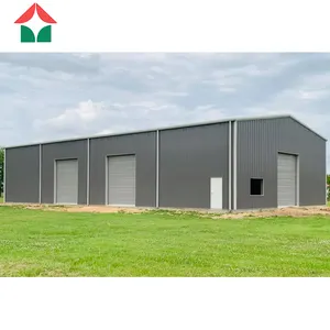 Long Lifespan Cheap Price Prefabricated Steel Structure Warehouse Using EPS Material Insulation Sandwich Panel Wall And Roof.