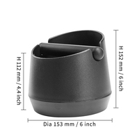 Contenitore per Fondi di Caffè Espresso in ABS con Barra Rimovibile e Base Antiscivolo, OEM, Vendita all'Ingrosso