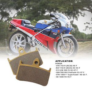 Plaquettes de frein à disque avant FA187 F025 pour Honda CBR900RR Hornet 2002 - 2007 - Product Image 3