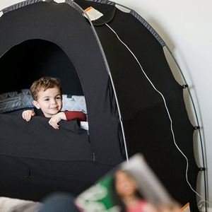 Foldable Portable Mosquito <b>Net</b> Blackout Canopy Crib Cover Crib Tent for Baby <b>Bed</b> - Product Image 3