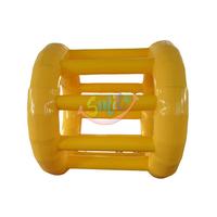 Jeu gonflable de roue de rouleau gonflable d'enfants d'adultes de rouleau de terre d'arc-en-ciel