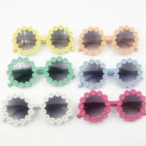 Children's Sunglasses Girls Cute Flower Sunglasses Fashion For Children Kids Sunglasses Eye Protection Decoration