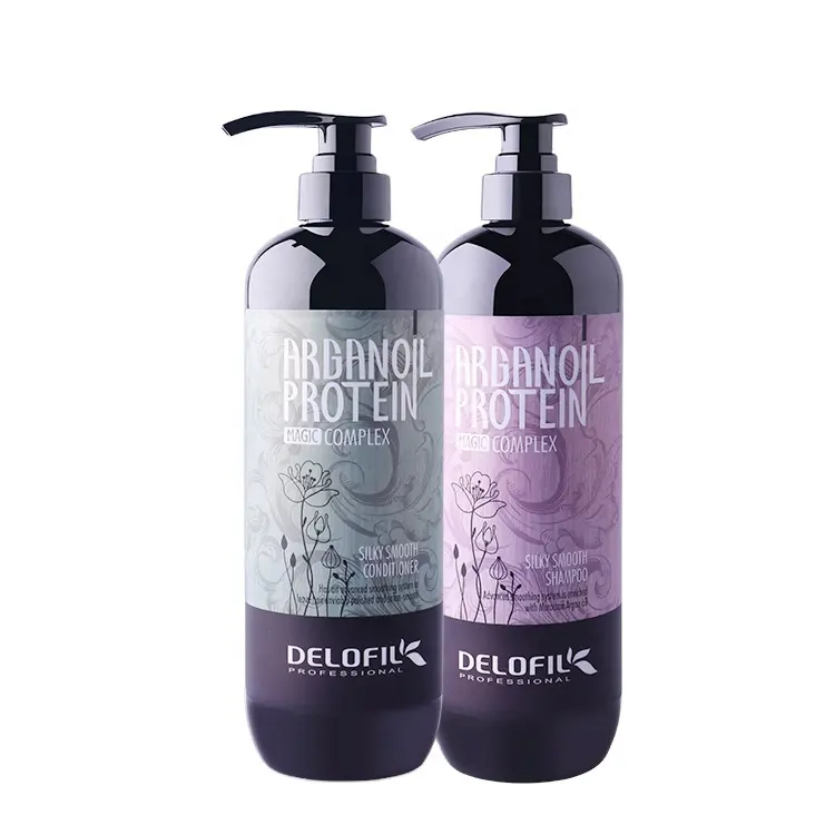 Delofit Previal Label OEM Bestes natürliches Bio-Arganöl-Shampoo für geschädigtes Haar Argan Shampoo