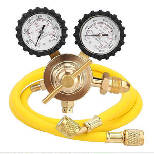 Vanne de réduction de pression haute pression pour tuyau CGA580 de 60 pouces avec filetage externe de 1/4 pouce pour entrée GPL, hélium, propane - Product Image 3