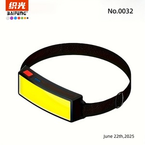 Linterna frontal BaiFeng Cob de 2000 mAh recargable con brillo ajustable para trabajo al aire libre y pesca - Product Image 1