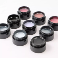 Gel de construction pour ongles sans HEMA et TPO, réfléchissant, pour extension d'ongles, vente en gros, marque privée, gel d'extension Disco sans HEMA et TPO