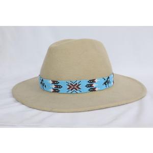 Sangle de chapeau Fedora faite à la main de haute qualité avec des perles multicolores à la mode pour toutes les occasions, y compris la pêche et l'utilisation décontractée - Product Image 3