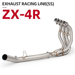 Tubo de Escape Delantero de Acero Inoxidable para Motocicleta Kawasaki <span class=keywords><strong>Ninja</strong></span> <span class=keywords><strong>Zx4rr</strong></span> Zx4r ZX-4R, Modificación, Interfaz Original, Escape Slip-On - Product Image 2