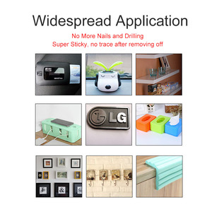 Foglio adesivo per rivestimento adesivo con nastro adesivo <span class=keywords><strong>biadesivo</strong></span> a punti sottili appiccicosi trasparenti a doppia faccia quadrati Nano - Product Image 4