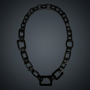 Collier unisexe en corne de buffle, chaîne à maillons 90 cm, éco-responsable, bijoux de mode pour anniversaire, vente en gros, directement du Vietnam - Product Image 2