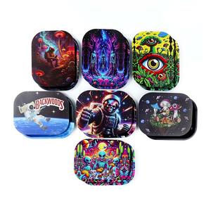 Bandeja Redonda de Papel Simple RTS de 18*14 cm para Enrollar, Bandejas Metálicas de Color Sólido, Envío Aleatorio - Product Image 6