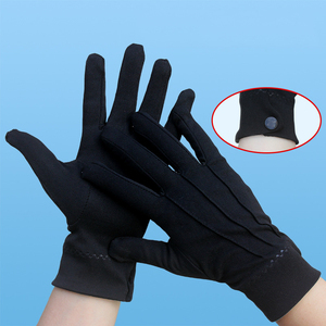 Nouveaux gants de cérémonie maçonniques classiques en coton, toutes tailles, avec fermeture à pression sur le poignet, style personnalisé - Product Image 5