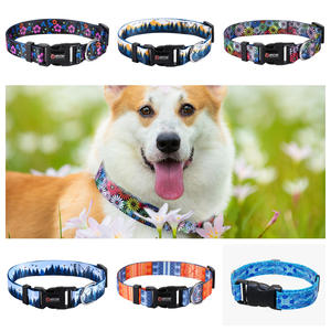 <span class=keywords><strong>Collar</strong></span> de perro al por mayor Bohemia Floral Tribal patrones geométricos suave estilo étnico personalizado ajustable para pequeño mediano grande - Product Image 3