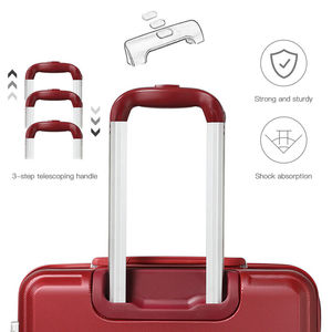 Free Shipping <strong>Tsa002</strong> <strong>Lock</strong> Suitcase Bags 20 24 Inch Plastic School Suit Cases New Spare Luggage Set of 3 for Travel Bag - Product Image 4