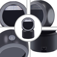 Lecteur de codes-barres de bureau Symcode MJ-3300 noir, 2D omnidirectionnel, USB filaire, supermarché A4, 32 bits CMOS, numérisation pratique, OEM en stock
