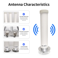 5700-5900MHz Anti Drone antenne spirale à paroi unique 16 DBi polarisation extérieure hélicoïdale 5.8G antenne spirale pour Anti Drone