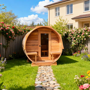 Sauna Exterior de Infrarrojos Tradicional Nórdica Aislada de Gran Tamaño para 1-2-4 Personas, Precio de Guangzhou - Product Image 1