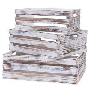 Vente en gros de caisse plate en bois personnalisée en pin massif avec <span class=keywords><strong>lattes</strong></span> style bricolage gravure à la maison technique polie cadre en bois - Product Image 3