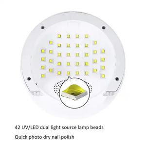 Lampe UV LED efficace 168W pour le nail art, séchoir à ongles, durcissement rapide du vernis, avec plateau amovible, lampe UV pour ongles à usage professionnel - Product Image 4