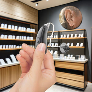 2024 nouvelles aides auditives numériques rechargeables Mini <span class=keywords><strong>BTE</strong></span> confortables 16 canaux pour des appareils auditifs efficaces contre la perte - Product Image 1