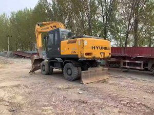Excavadora de Ruedas Hyundai 210W-7 Usada en Venta, Buen Estado, 21 Toneladas, Excavadora Hidráulica de Segunda Mano 210W-7 210W-9, Maquinaria de Construcción - Product Image 3