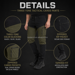 <span class=keywords><strong>Pantalones</strong></span> de Senderismo para <span class=keywords><strong>Hombre</strong></span> de Secado Rápido, Impermeables, Elásticos, para Actividades al Aire Libre, Camping, Montañismo, Pesca, con Cremallera Resistente a Desgarros - Product Image 5