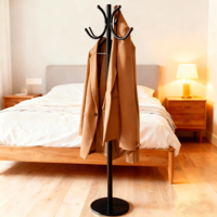 Table d'appoint métallique mini sur pied pour restaurant, café et usage domestique