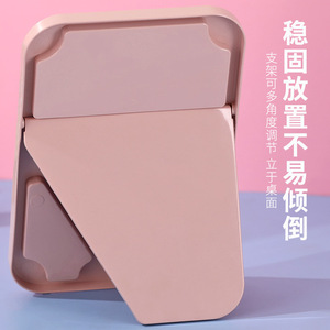 Square <b>Makeup</b> <b>Mirror</b> Large Clear Single Sided Desktop <b>Vanity</b> <b>Mirror</b> Portable Simple Design For Dormitory Use - Product Image 3