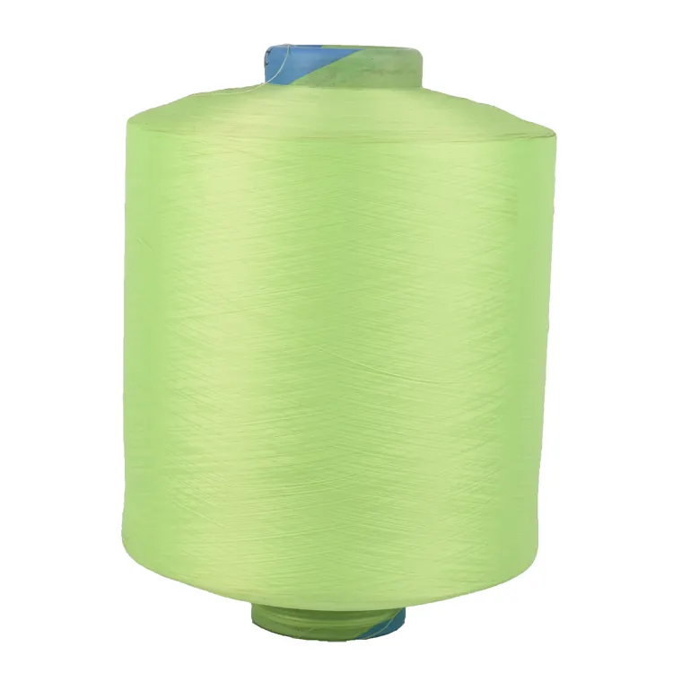 Low price used machine metallic yarn covering 70D/300D/96F polyester single covered spandex yarn