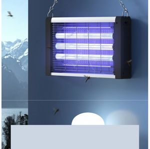 Lámpara LED ecológica para matar <span class=keywords><strong>mosquitos</strong></span> IP65 nominal 220V comercial montado en la pared Bug Zapper con descarga eléctrica para <span class=keywords><strong>mosquitos</strong></span> - Product Image 5