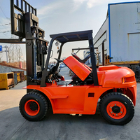 Chariot élévateur diesel 10T à direction intégrale 360° °   Chariot élévateur diesel pour logistique en espaces confinés