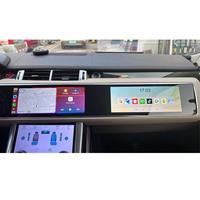 Layar sentuh ganda Android Tulis 12.3 inci navigasi untuk Range Rover Sport L494 Vogue L405 2013-2017 dengan layar co-pilot