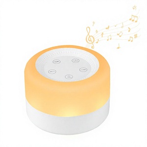 Machine à bruit blanc portable pour le sommeil, rechargeable par USB, avec veilleuse et minuterie pour bébés et adultes - Product Image 1