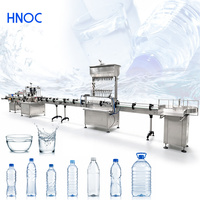 HNOC Kwantitatieve 4-kops vloeibare CO2 drank fruit citroensap waterfles vulmachine automatisch