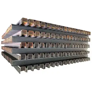 建設用400x100x10.5mmタイプ2熱間圧延Uタイプラーセン鋼板パイル工場卸売