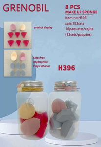 Ensemble d'éponges de maquillage Facicchenobil X192 sans latex, lavables, outils de beauté - Product Image 3