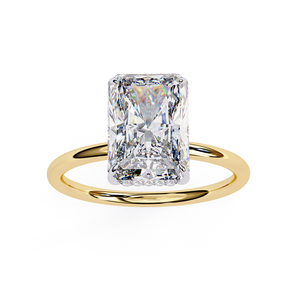 Elegant Yellow Gold <b>Diamond</b> <b>Ring</b> for Women Luxury Style Simple Design Daily Wear Jewelry - Product Image 2