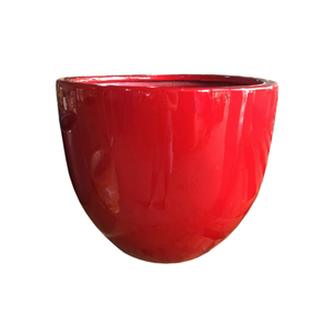 Jardinières en fibre de verre écologiques, durables, légères, de style vintage, grandes, pour l'extérieur, toutes saisons, de forme ronde - Product Image 2