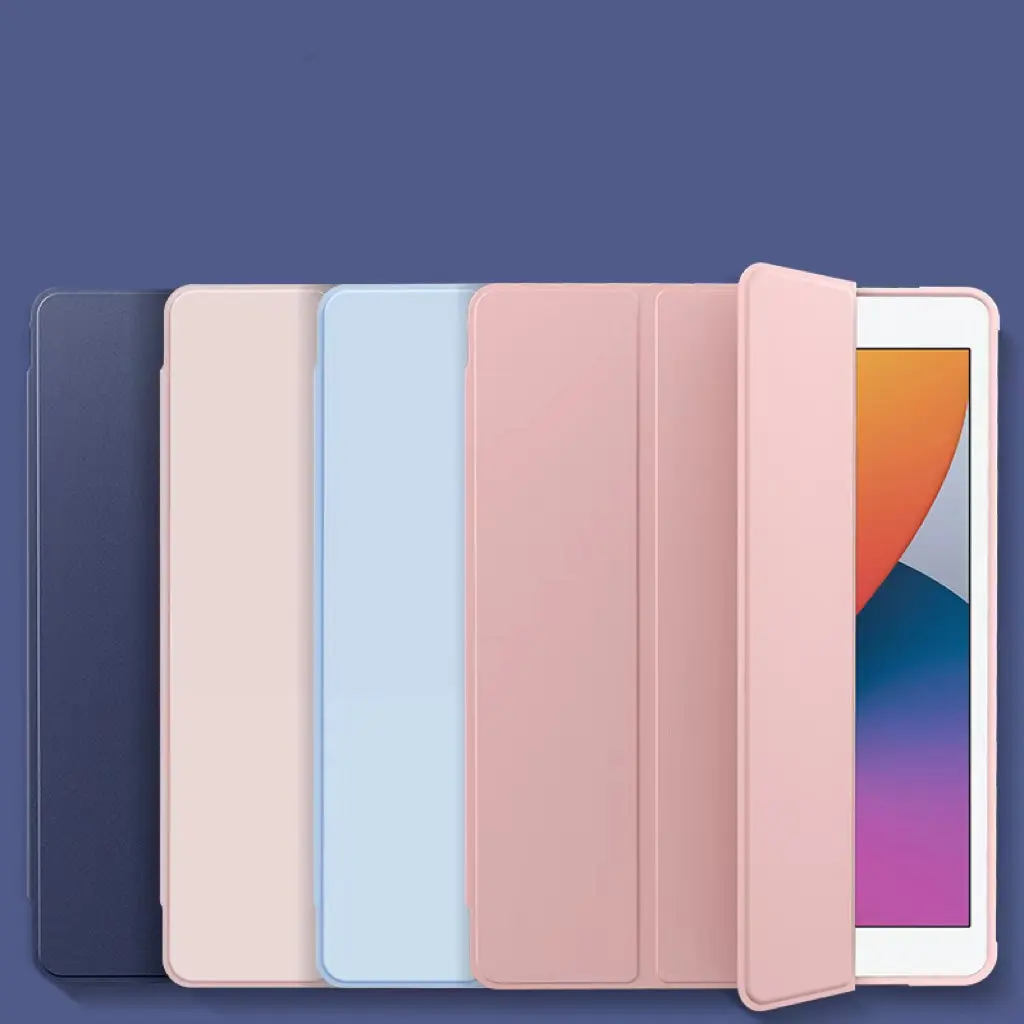 Capa de celular de couro tpu para ipad, mini capa de despertar para ipad 9.7 10.2 2022, capa de silicone à prova de choque para ipad pro 2023 12.9